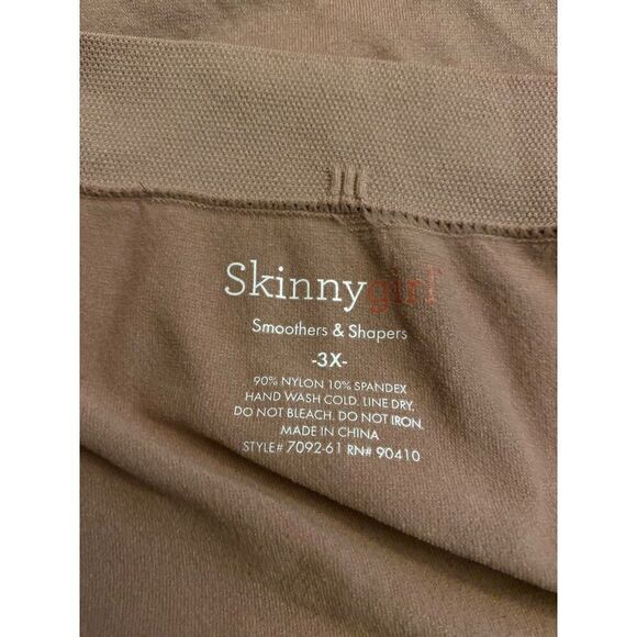 Skinny Girl women's plus beige smoothers and shapers high rise shorts size 3X - Picture 8 of 8